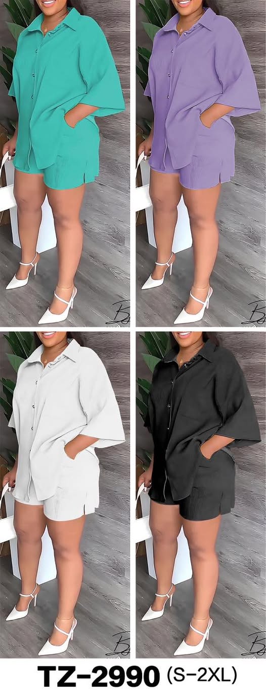 Deux pièces, chemise et short