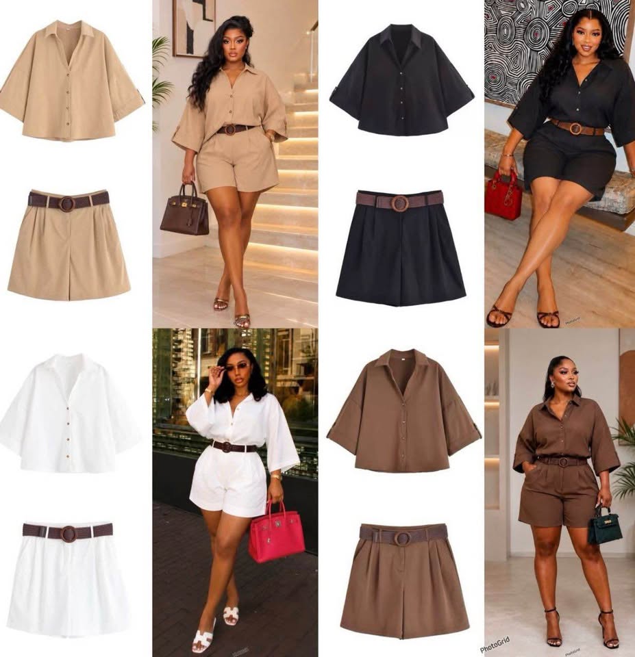 Chemise, cullote et ceinture