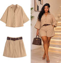 Chemise, cullote et ceinture