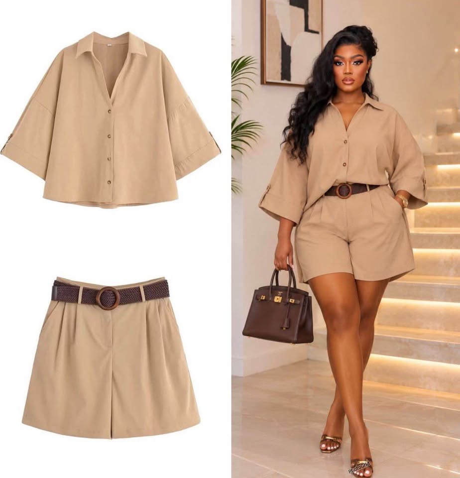 Chemise, cullote et ceinture