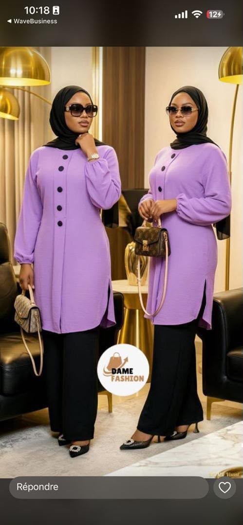 Ensemble hijab classique