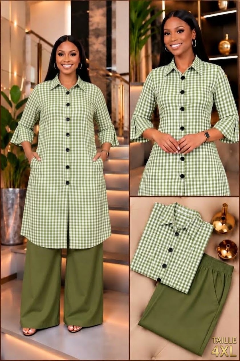 Chemise et pantalon large