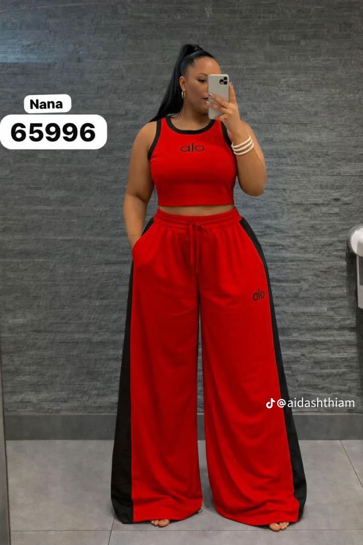 Débardeur et pantalon ample