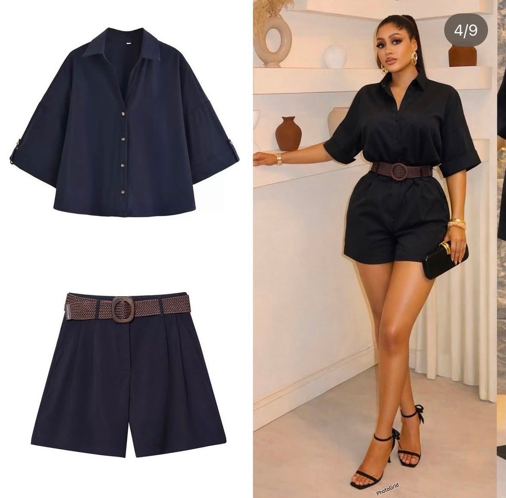 Chemise, cullote et ceinture