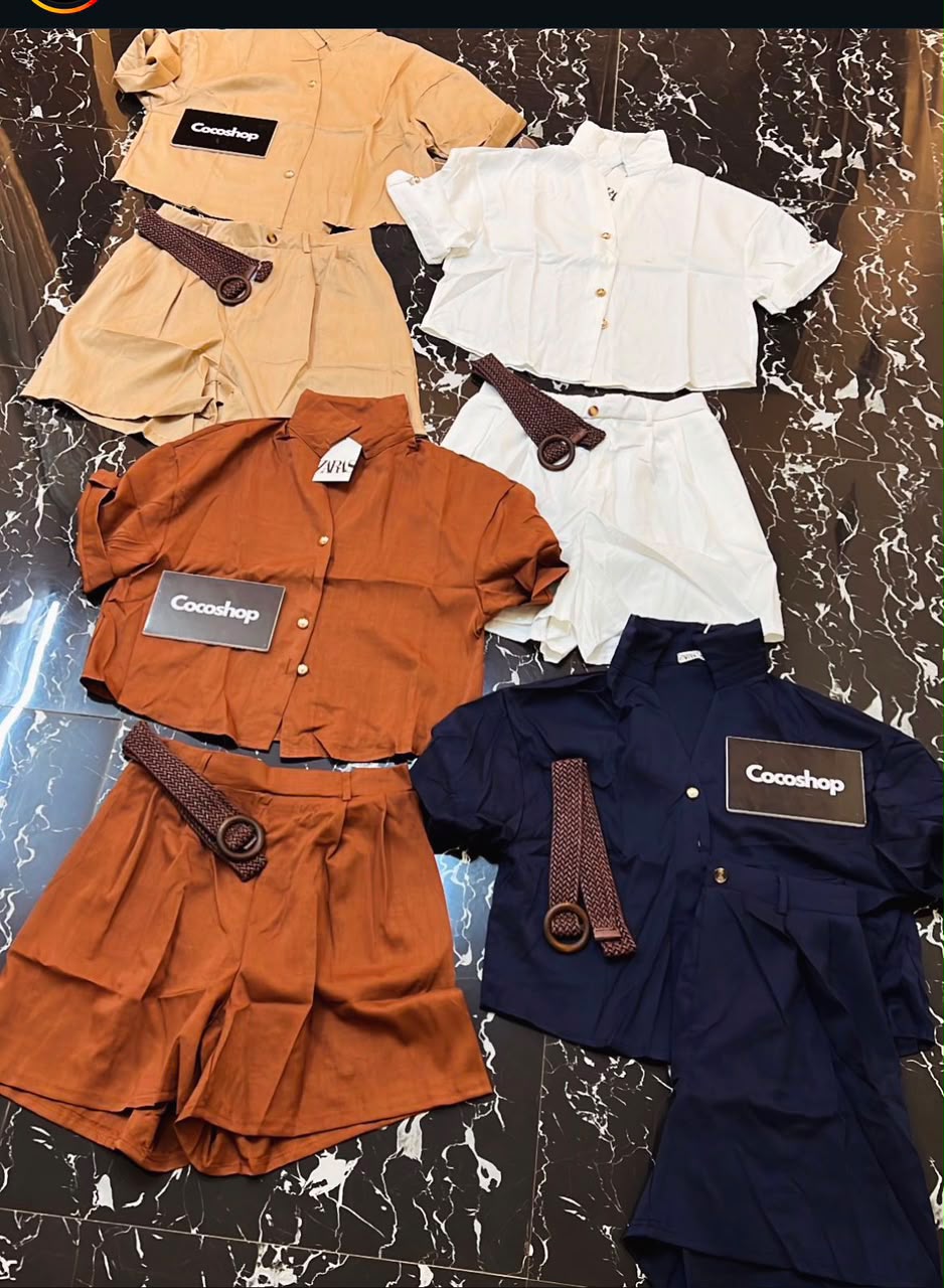 Chemise, cullote et ceinture