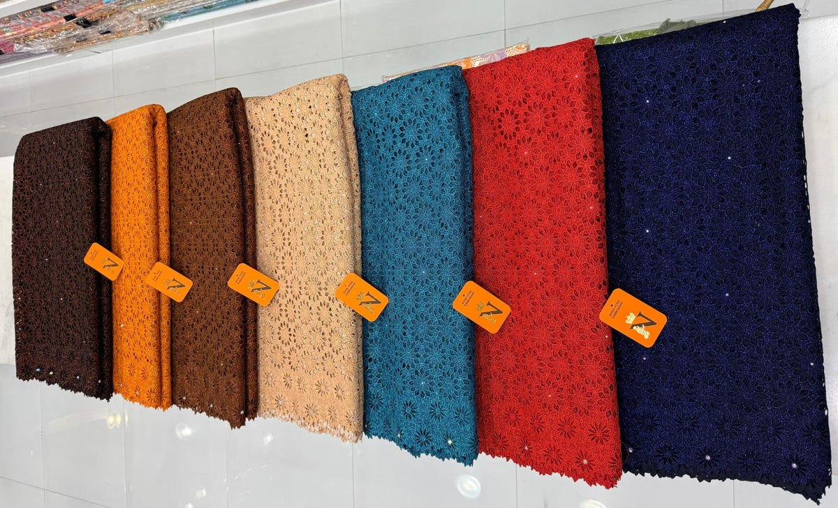 Dentelle Guipure Haut de gamme pour Tenues Traditionnelles et Cérémonies